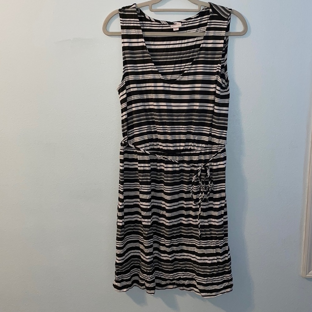 Merona Dress - Cream / Olive
